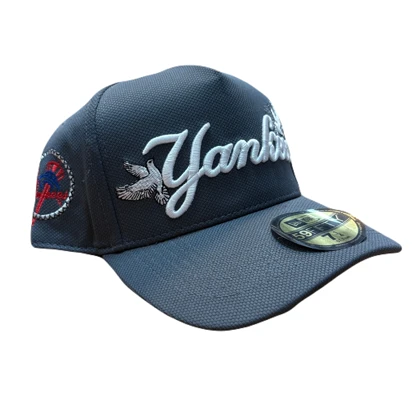 کلاه بک فیت بیسبالی طوسی طرح YAMKEES