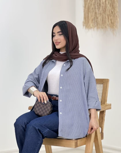 شومیز راه راه آتنا(1)ک:5068