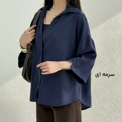 شومیز زنانه سیلک پشت پیله