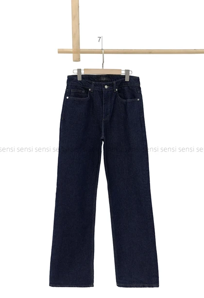 شلوار جین نیم بگ استریت کد1004727