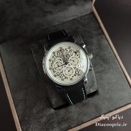 ساعت مچی مردانه برند مونت بلانک سه موتور با بند اضافه مدل DO1154