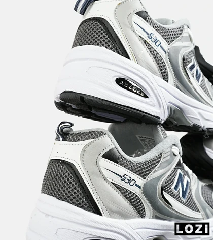 کفش کتانی مردانه و زنانه طوسی خاکستری NEW BALANCE 530