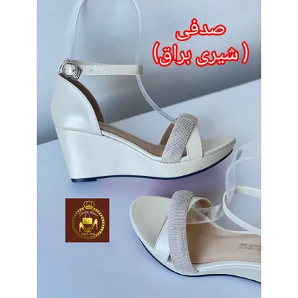 صندل لژدار نگینی زنانه T4