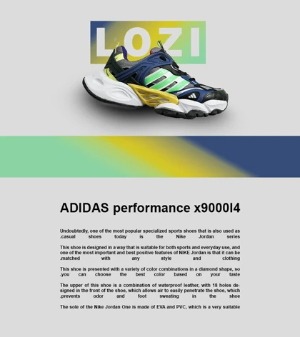 کفش کتانی مردانه و زنانه طوسی آبی سبز ADIDAS performance x9000l4