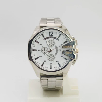 ساعت مچی مردانه دیزل شاخ دار Diesel سبک 3موتوره و تاریخ دار