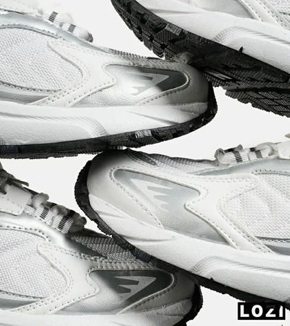 کفش کتانی مردانه و زنانه سفید طوسی NEW BALANCE 725