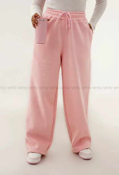 شلوار بگ داخل کرکی گرم بالا کد1005071