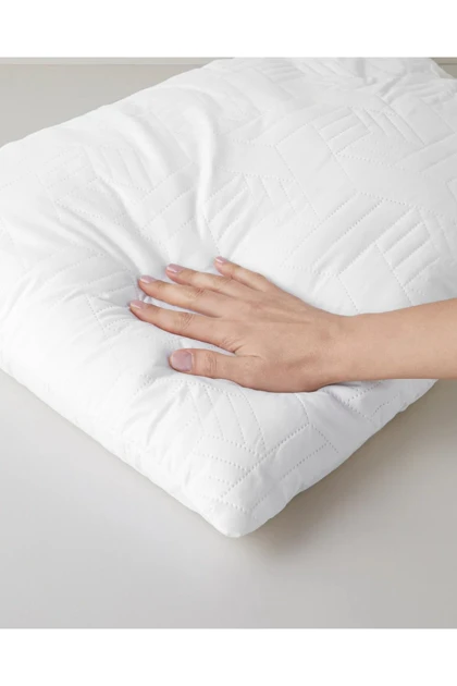 بالش 2 عددی English Home مدل Softy Ultrasonic میکروفایبر - سفید