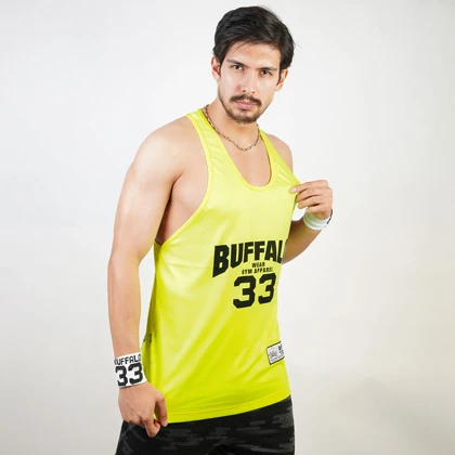 رکابی قهرمانی بدنسازی بوفالو 33 سبز فسفری