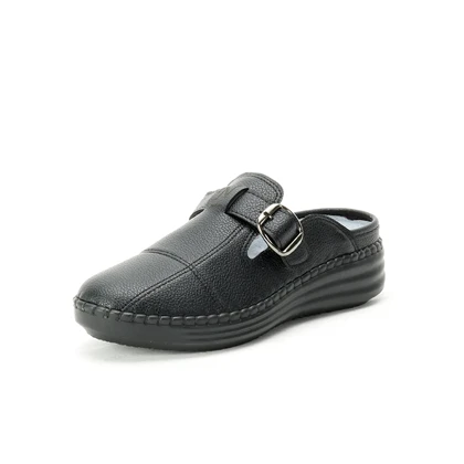 دمپایی چرم زنانه نیکان گام مدل سارا