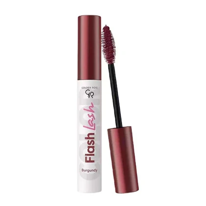 ریمل رنگی گلدن رز مدل FLASH LASH رنگ burgundy حجم 9 میل-کپی