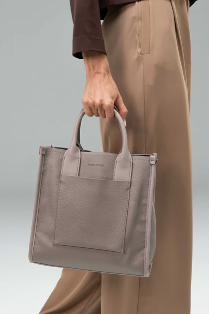 کیف دستی زنانه چرم مصنوعی دسته دار دیوید جونز DAVIDJONES