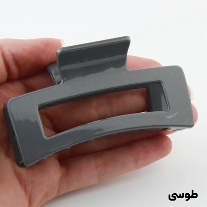 کلیپس دخترانه مدل مستطیل ساده دو رنگ