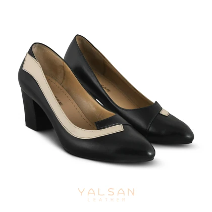 ست کیف و کفش زنانه چرم یلسان مدل آوید کد 959-SELIN-GN
