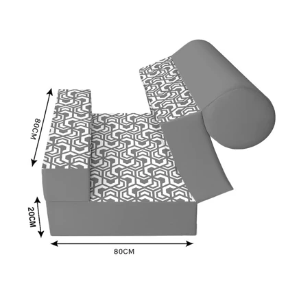 کاناپه تخت شو یک نفره هندسی مینیمال مدل M1170