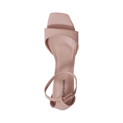 کفش زنانه پاشنه‌دار مدل مانلی_کرم کد 4217