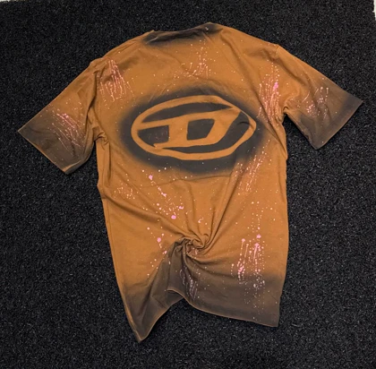 تیشرت دیزل فوق خفن کاستوم شده در بمب رنگ بندی