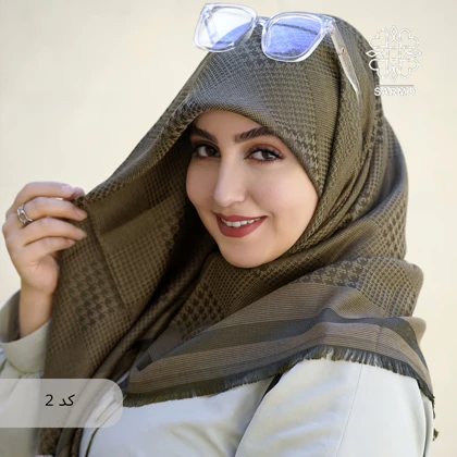 روسری نخ ژاکارد رونا پیچی