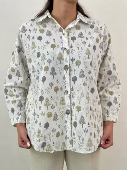 شومیز طرح درخت