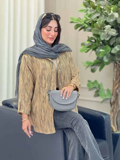شومیز آستین پاگن ژاله