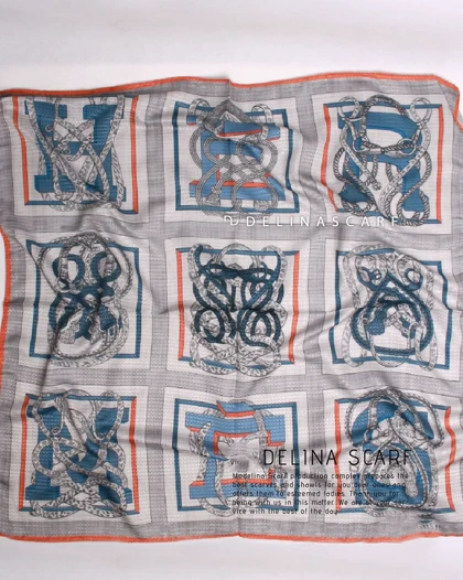 مینی اسکارف هرمس نخی