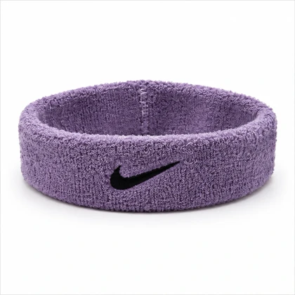 هدبند حوله ای بنفش ورزشی باشگاه نایک NIKE