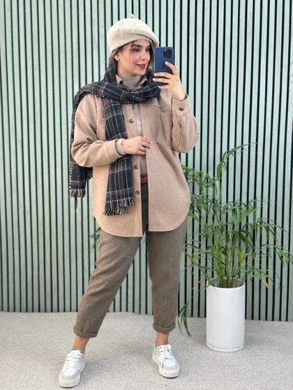 شال موهردار دورو