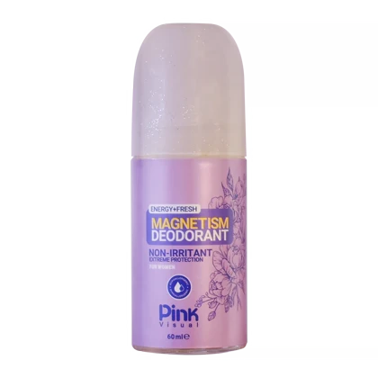 مام رول ویژه Energy Magnetism Woman پینک ویژوال حجم 60 میلی لیتر - رایحه شاور فرش