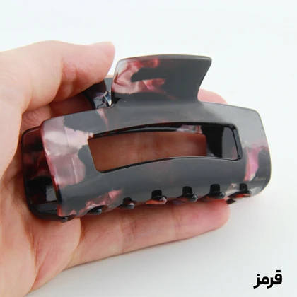 کلیپس دخترانه مدل مستطیلی آبرنگی بزرگ