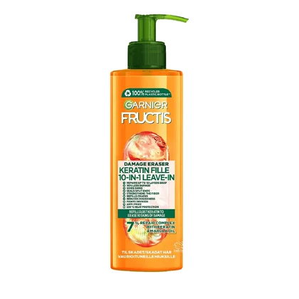 کرم مو 10 کاره گارنیر نارنجی Garnier Fructis Goodbye Damage Keratin 10‑in‑1 Leave‑In