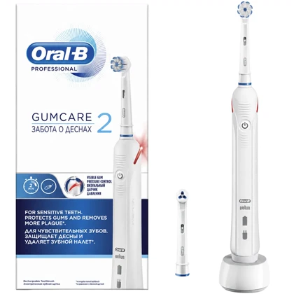 مسواک اورال بی Oral-B مدل GumCare 2 با طراحی مراقبت از لثه