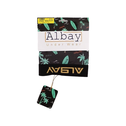 شورت نیم پا مردانه طرحدار Albay کد117
