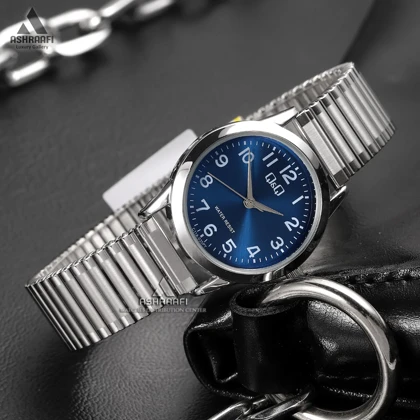 ساعت کیو اند کیو صفحه سورمه‌ای Q&Q C11A-035PY