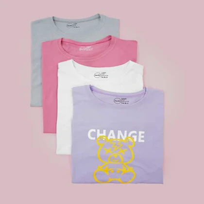 تیشرت زنانه طرح change