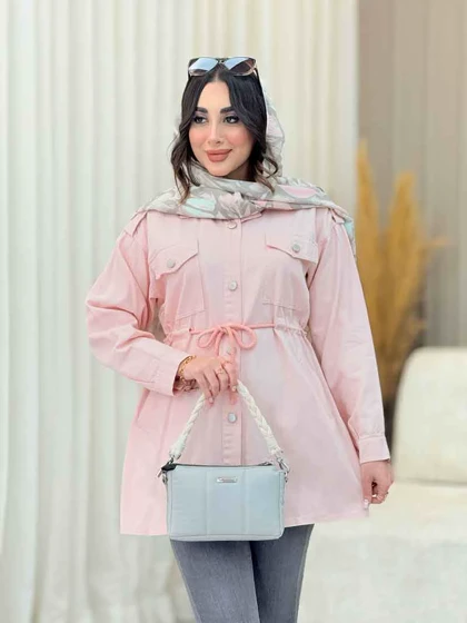 مانتو چهارجیب سرشانه پاگن