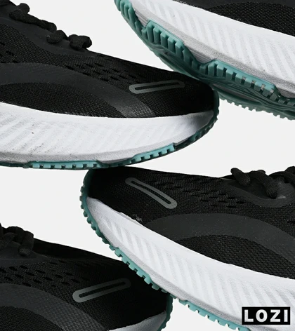 کفش کتانی مردانه و زنانه مشکی نارنجی آبی NIKE zoom X مدل 7150