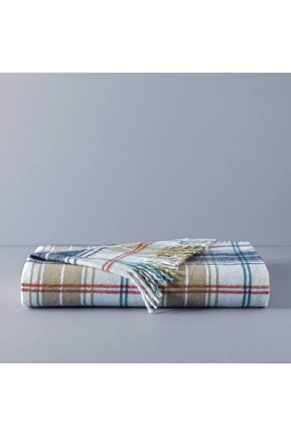 پتو یک نفره Taç Butik مدل Doğu Ekspresi اکریلیک - آبی
