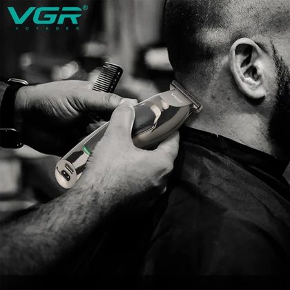 ماشین اصلاح وی جی آر VGR مدل V-030 شارژی با تیغه T