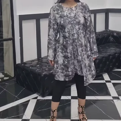 تونیک زنانه دو تیکه کریشه عیدانه