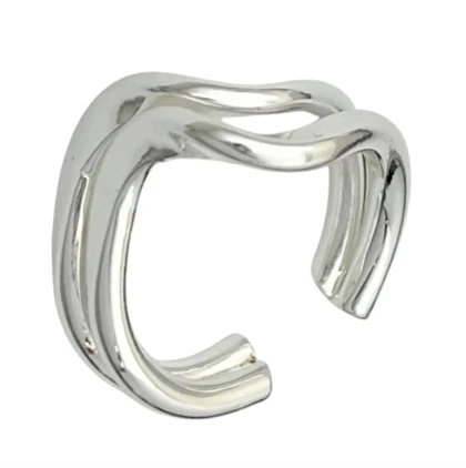 انگشتر زنانه نسیم دریا طرح مینیمال