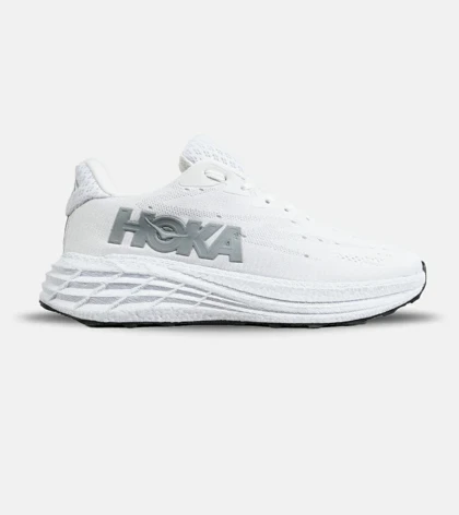 کفش کتانی سفید طوسی HOKA