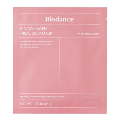 ماسک بیو-کلاژن صورتی بایودنس کره ای Biodance Bio Collagen جوانساز