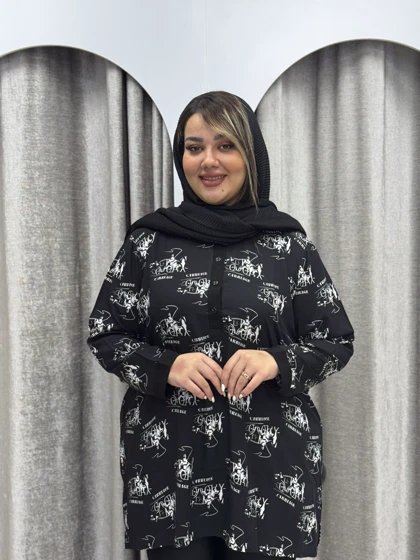 شومیز نخی 4 دکمه : کد 400
