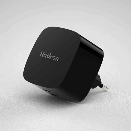 شارژر دیواری 65 وات هادرون Hadron مدل C1016 با دو پورت تایپ سی