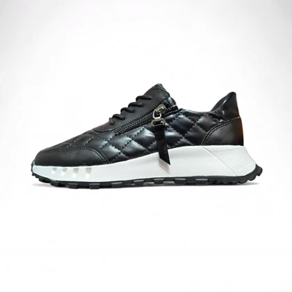 کفش چرمی زنانه مدل زیپی