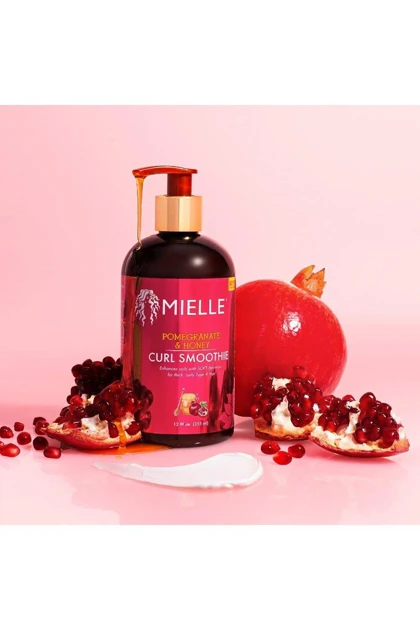اسموتی کرم حالت دهنده مایل Mielle pomegranate & honey Curl smoothie 355ml