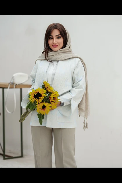 کت ژاکارد پروانه آستین حلال