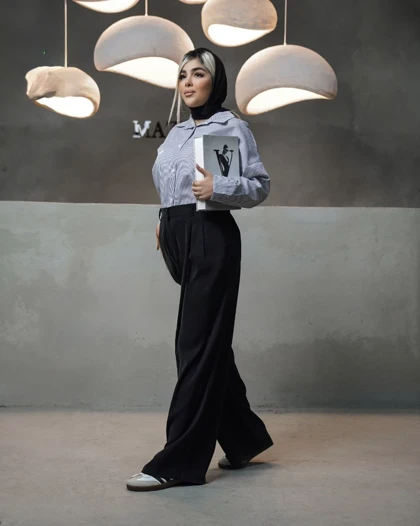 ست مانتو و شلوار آبرین