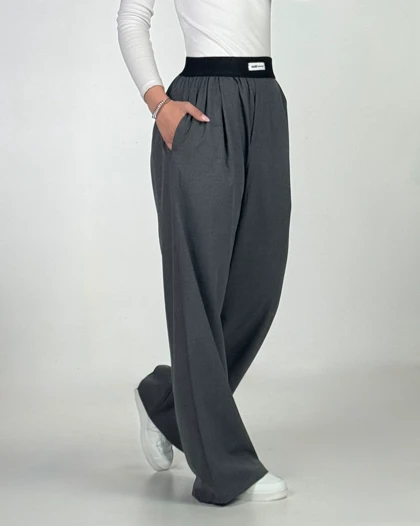 شلوار بگ کمر کش  کد 200213