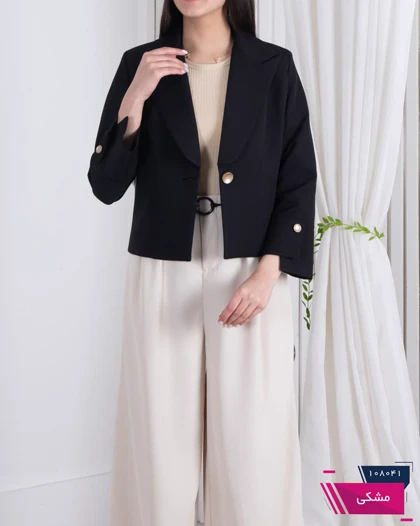 کراپ کت آستین دکمه VALERIE
